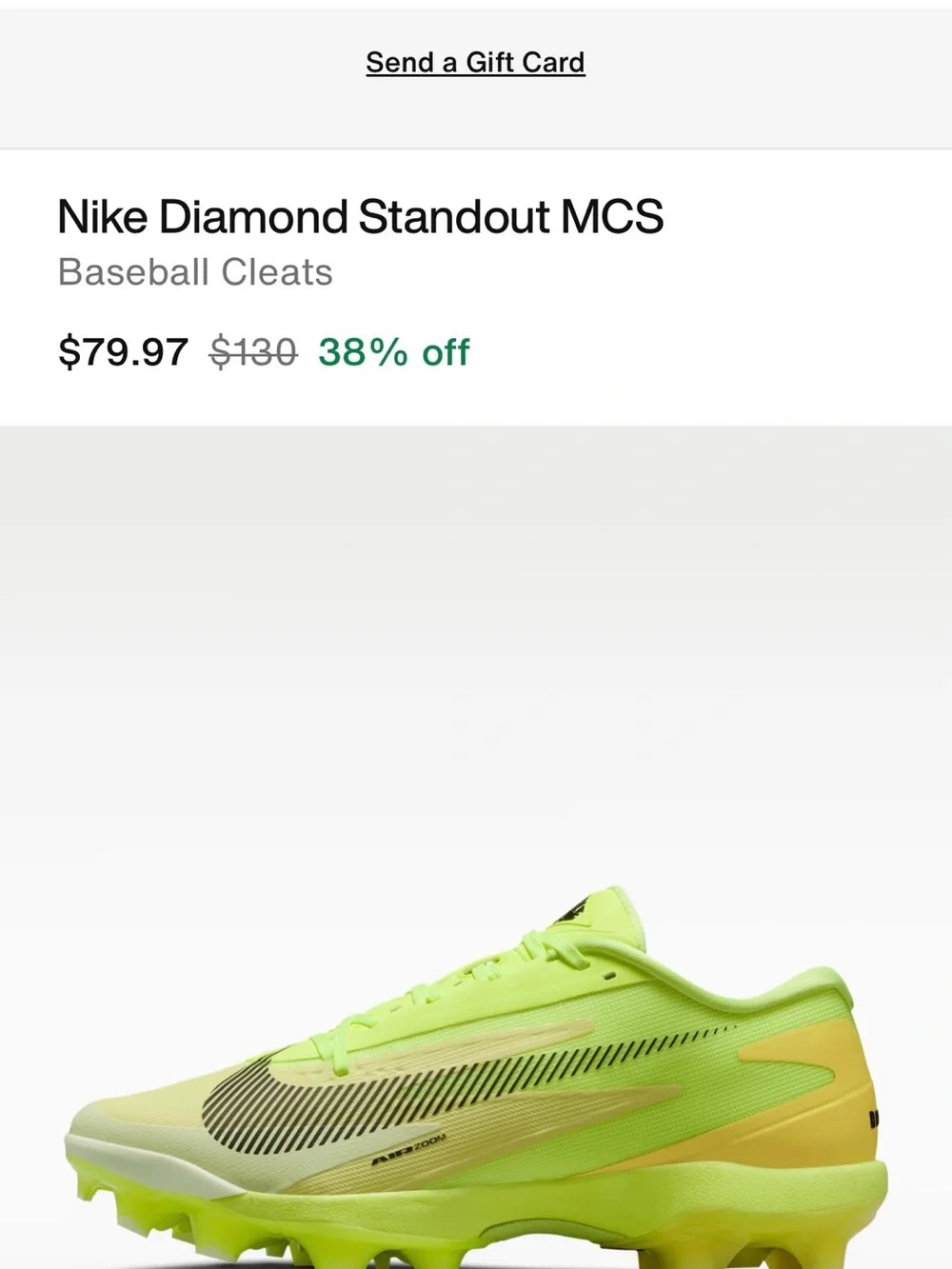 🚨BRAND NEW Kids Nike Baseball Cleats🚨